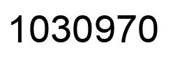 Número 1030970 imagen negro