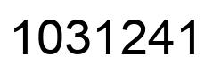 Número 1031241 imagen negro