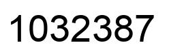 Número 1032387 imagen negro