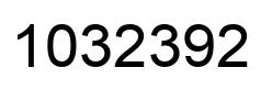 Número 1032392 imagen negro