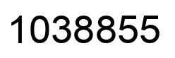 Number 1038855 black image