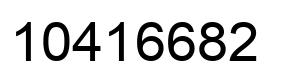 Número 10416682 imagen negro
