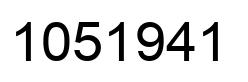 Número 1051941 imagen negro