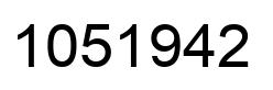 Número 1051942 imagen negro