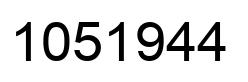 Número 1051944 imagen negro