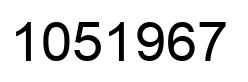 Número 1051967 imagen negro