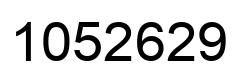 Número 1052629 imagen negro