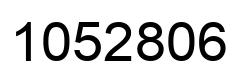 Number 1052806 black image