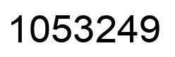 Número 1053249 imagen negro