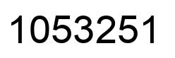 Número 1053251 imagen negro