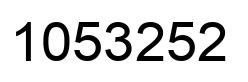 Número 1053252 imagen negro