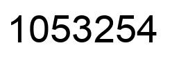 Número 1053254 imagen negro