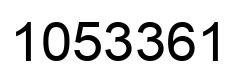 Number 1053361 black image
