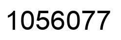 Number 1056077 black image