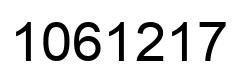 Number 1061217 black image