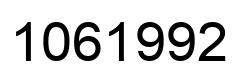 Número 1061992 imagen negro