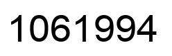 Número 1061994 imagen negro