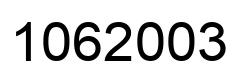 Number 1062003 black image