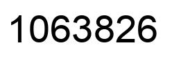 Number 1063826 black image