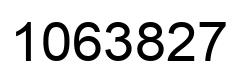 Number 1063827 black image