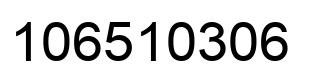 Number 106510306 black image