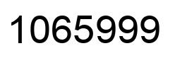 Número 1065999 imagen negro