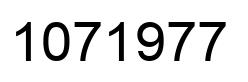 Número 1071977 imagen negro