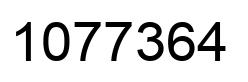 Número 1077364 imagen negro