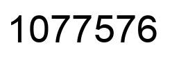 Número 1077576 imagen negro