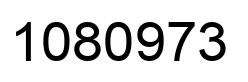 Number 1080973 black image