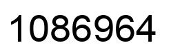 Número 1086964 imagen negro