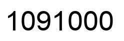Número 1091000 imagen negro