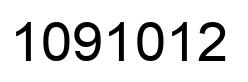 Number 1091012 black image