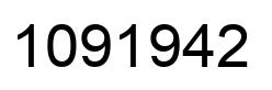 Número 1091942 imagen negro