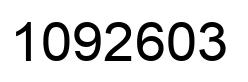 Number 1092603 black image