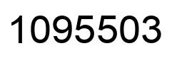 Número 1095503 imagen negro