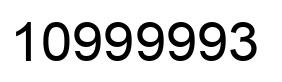 Número 10999993 imagen negro