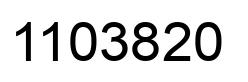Número 1103820 imagen negro