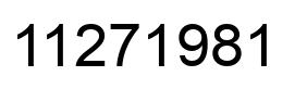 Número 11271981 imagen negro