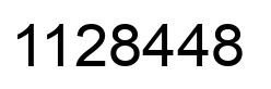 Número 1128448 imagen negro