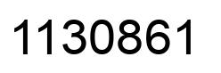 Number 1130861 black image