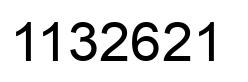 Número 1132621 imagen negro