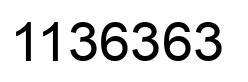 Number 1136363 black image