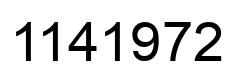 Número 1141972 imagen negro