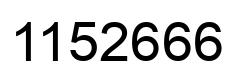 Número 1152666 imagen negro