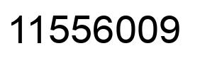 Número 11556009 imagen negro