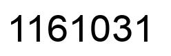 Número 1161031 imagen negro
