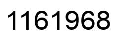 Number 1161968 black image