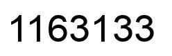 Number 1163133 black image