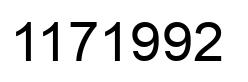 Número 1171992 imagen negro